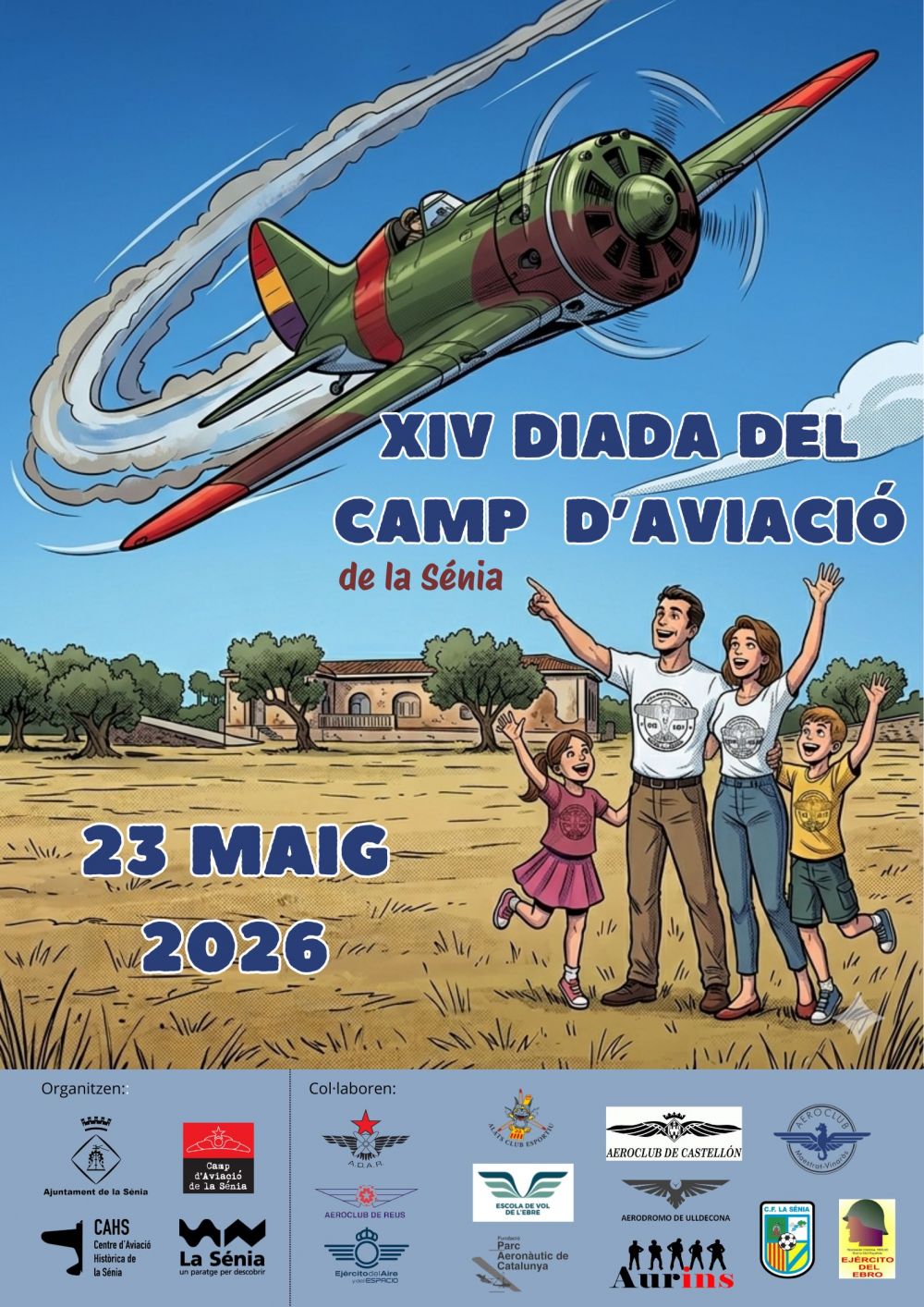 La Sénia tornarà a convertir-se en epicentre de la divulgació aeronàutica amb la XIV Diada del Camp d’Aviació