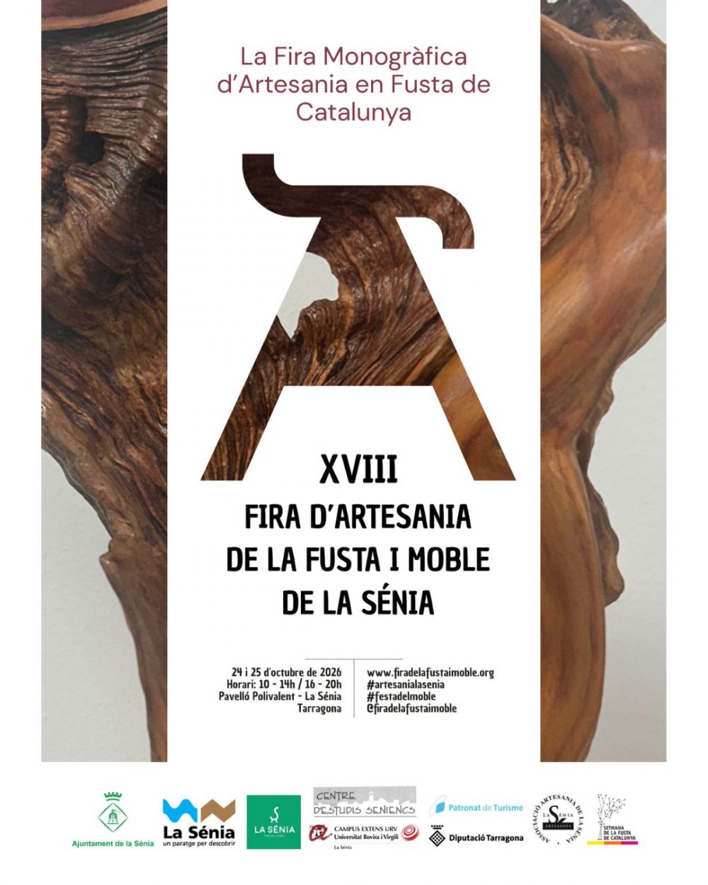 La XVIII Fira d’Artesania de la Fusta i Moble de la Sénia obre les inscripcions per als artesans i artesanes